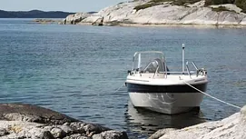 Båt på Kvitaneset på Sveio