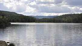 Oversikt over hyttefeltet på Vågsdalsfjorden - Mykland